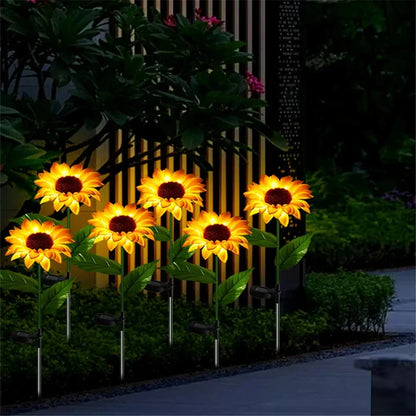 Outdoor Solar Sunflower Lights – GardenGlow [Last Day Discount]