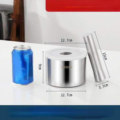Effortless Garlic Grinder Bowl in Stainless Steel