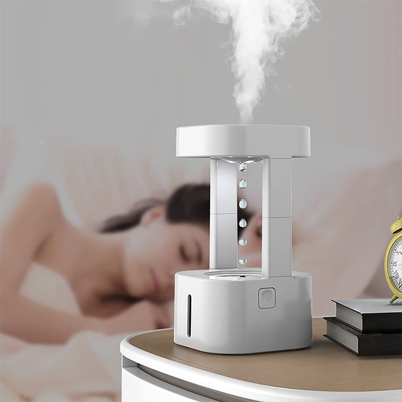 Waterfall Air Humidifier with Anti-Gravity Technology