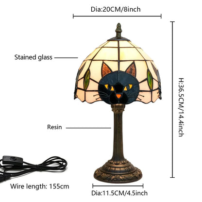 Colorful Glass Mosaic Table Lamp