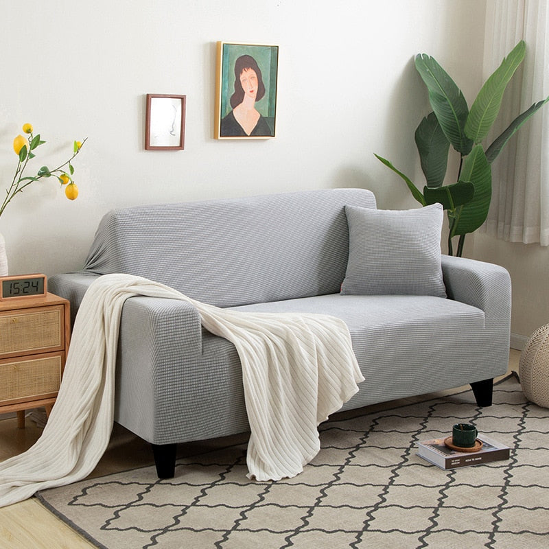 Elastic Sofa Protector Cover – Fits Corner and Standard Sofas