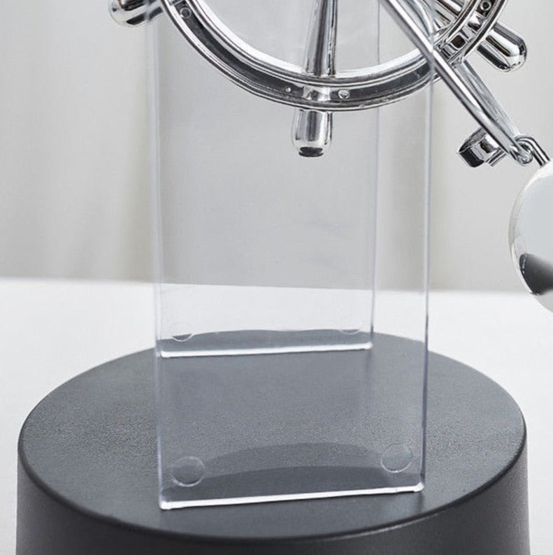 Spinning Perpetual Motion Pendulum Decorative Accent