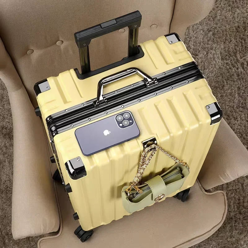 Premium Hardshell Luggage with Robust Aluminum Frame