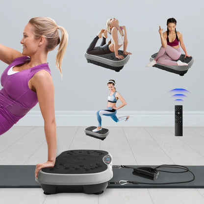 Full Body Vibration Exercise Machine with 99 Speeds, 5 Programs, LCD & Remote