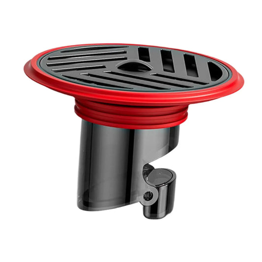Compact Floor Drain with Backflow Protection – Stainless Steel & Silicone for Bathroom, Shower, and Kitchen