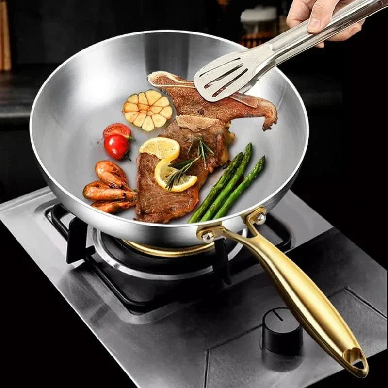 Stainless Steel Cooking Pan for Confident Meal Preparation
