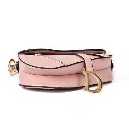 Exclusive PU Leather Shoulder Bag for Women – Stylish Saddle Design