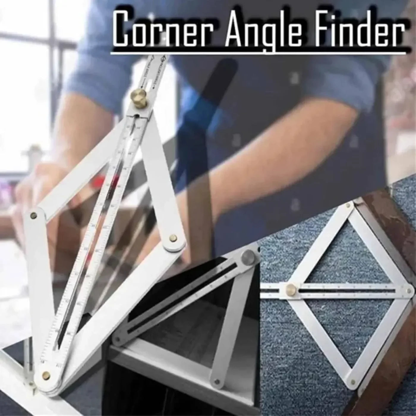 45 cm Alloy Adjustable Angle Measuring Tool