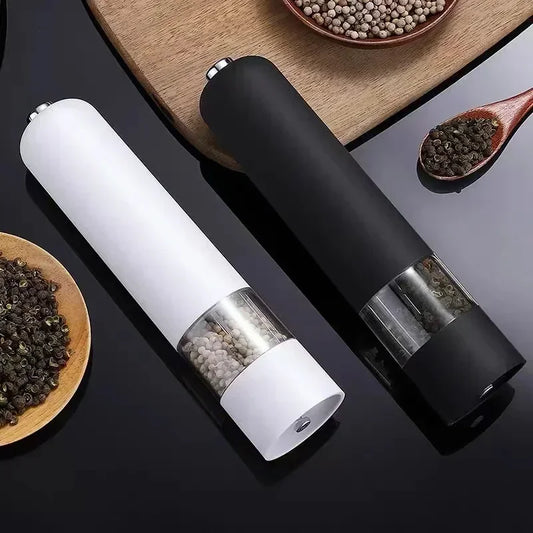 Adjustable Wireless Spice Grinder with LED Light - Stainless Steel Design