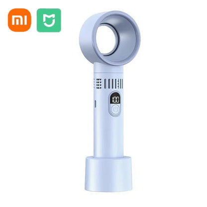 Rechargeable Bladeless Hand Fan with 100 Speed Settings