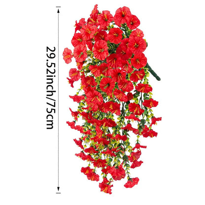 Artificial Flower Garland - 75 cm Length - Wall & Outdoor Decoration for Garden & Wedding