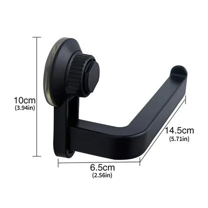 Toilet Paper and Towel Holder with Suction Technology - Waterproof & Strong for Bathroom, Kitchen & RV