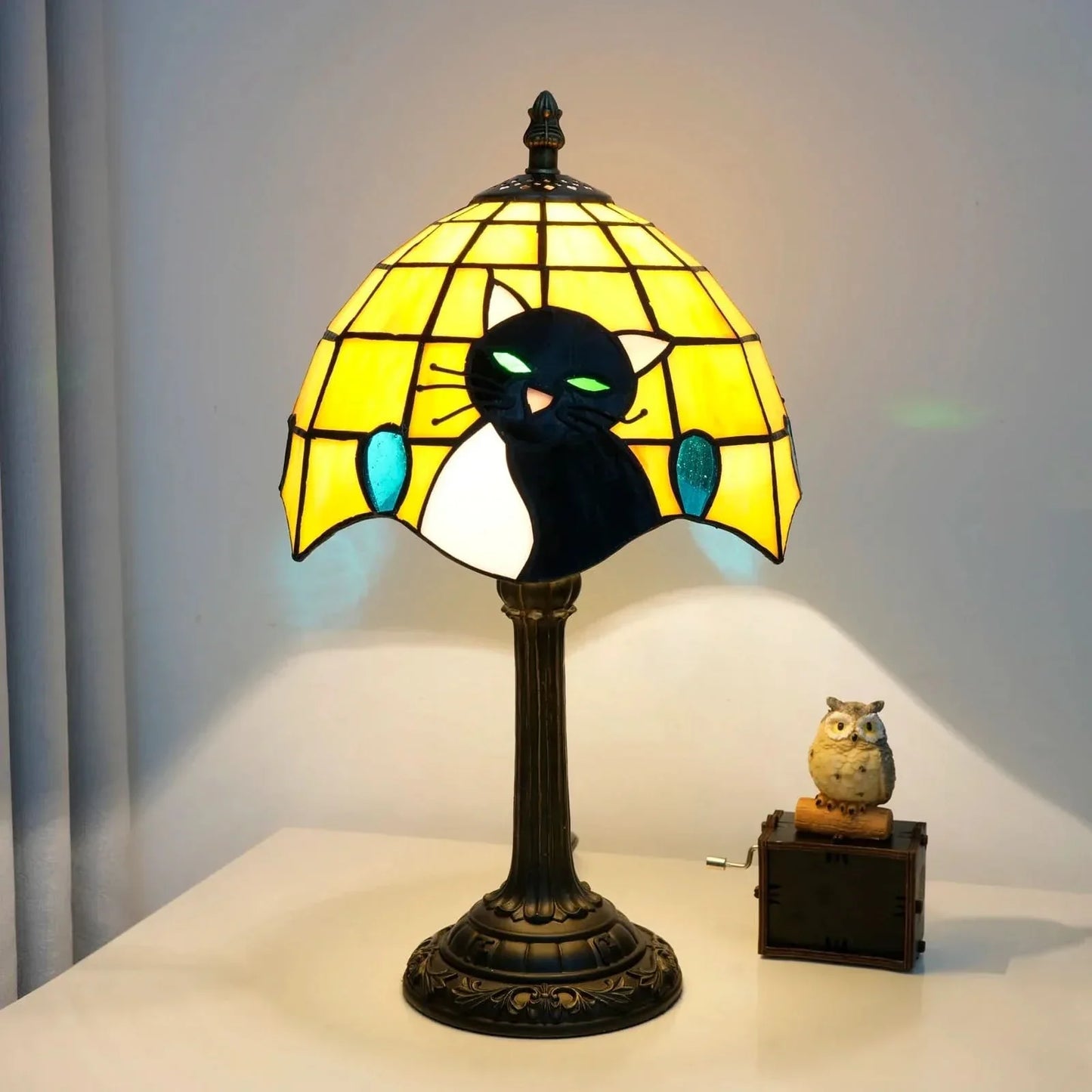 Colorful Glass Mosaic Table Lamp