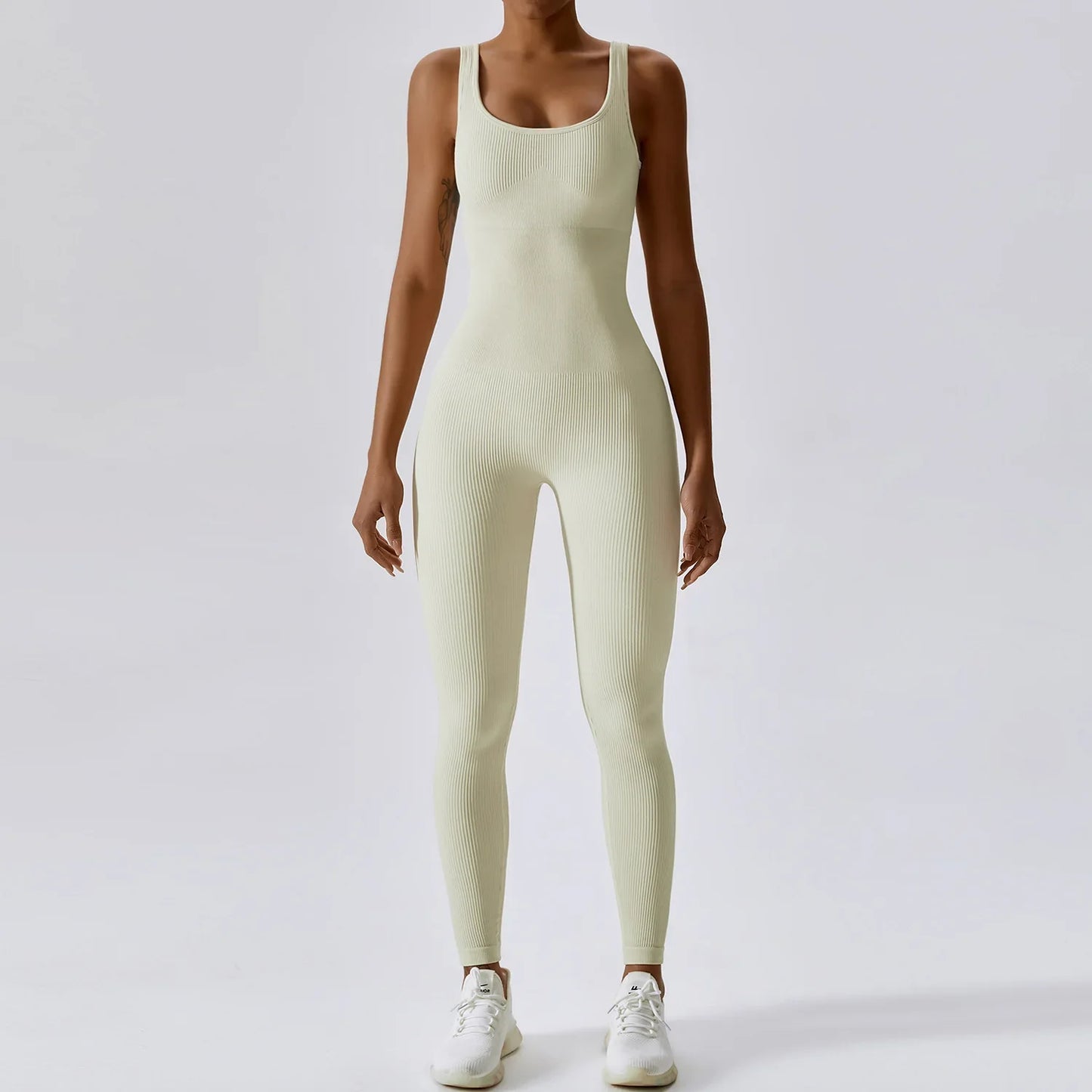 Women's Seamless Yoga Bodysuit | Quick-Dry One Piece Workout Suit