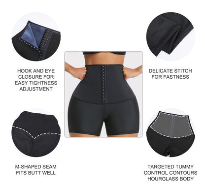 HeatWave Slimming Workout Shorts for Enhanced Sweat
