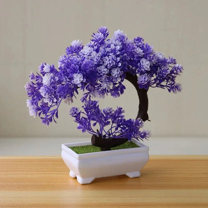 Artificial Bonsai Plant in Pot | Realistic Decoration | 27 x 18 cm | No Maintenance Needed for Table & Shelf