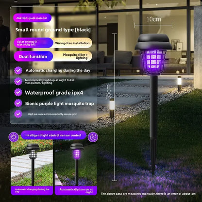 Solar Insect Trap with LED Light | Waterproof IP65 | For Garden & Patio