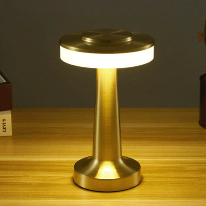 Wireless LED Table Lamp with Touch Dimming Feature | Retro Style