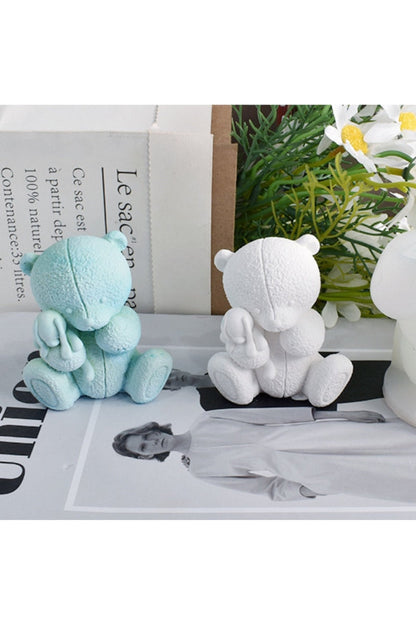 Teddy Bear Candle Mould for Crafting