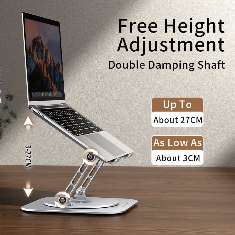 Versatile 360-Degree Rotating Laptop Stand