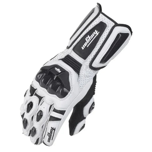 Carbon Motorcycle Gloves for Men | Waterproof & Windproof | Touchscreen | Genuine Leather | Suitable for Summer & Winter