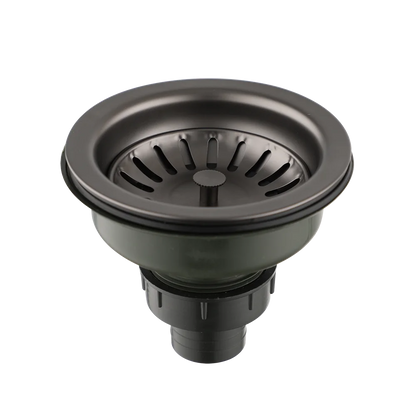 Stainless Steel Sink Strainer with Odor Filter – Pop-Up Stopper & Blockage Prevention Basket