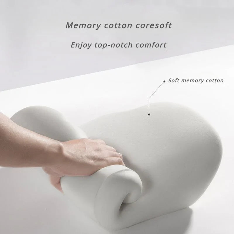 Memory Foam Seat Cushion for Office Chair with Back Support for Pain Relief