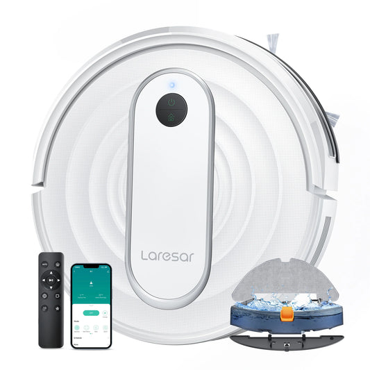 2-in-1 Vacuum and Mopping Robot with Gyroscopic Navigation and App Control