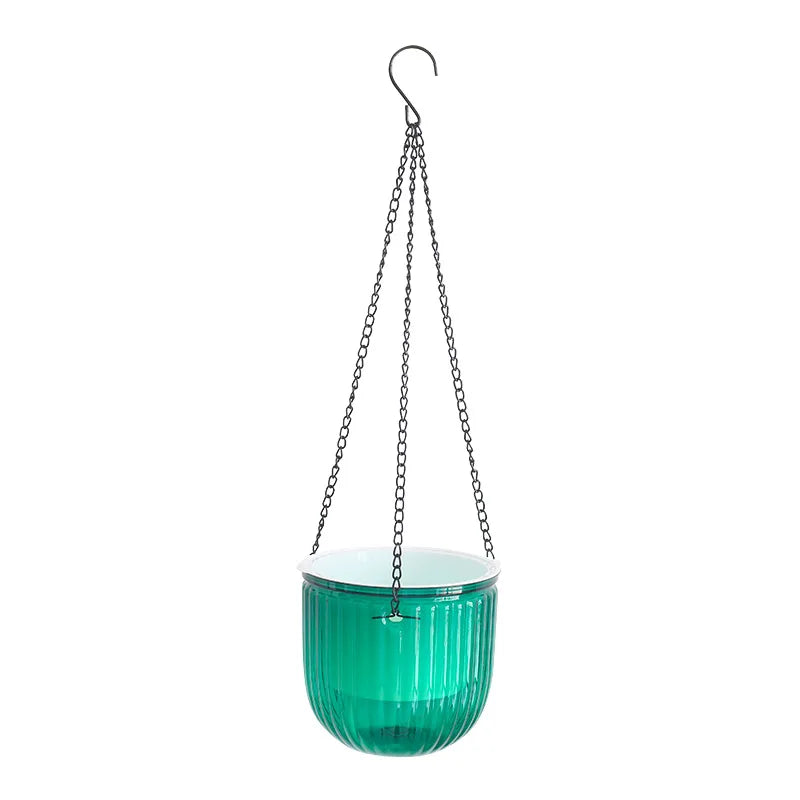 Clear Hanging Planter with Self-Watering System | Hydroponic Compatible | UV Resistant | 11.5–21 cm