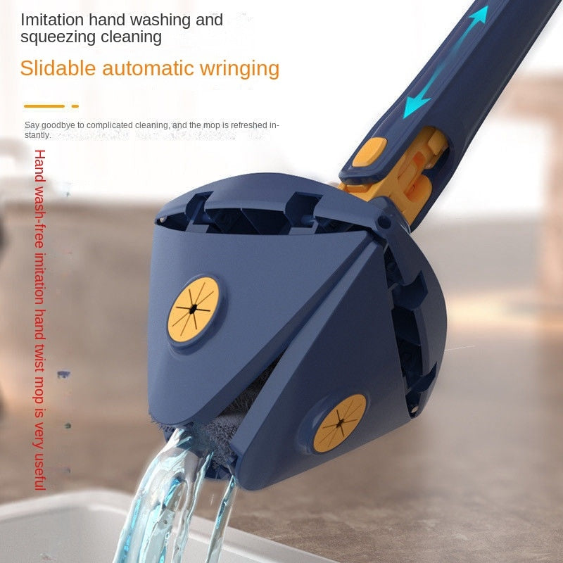 360-Degree Triangle Mop - 3X Cleaning System