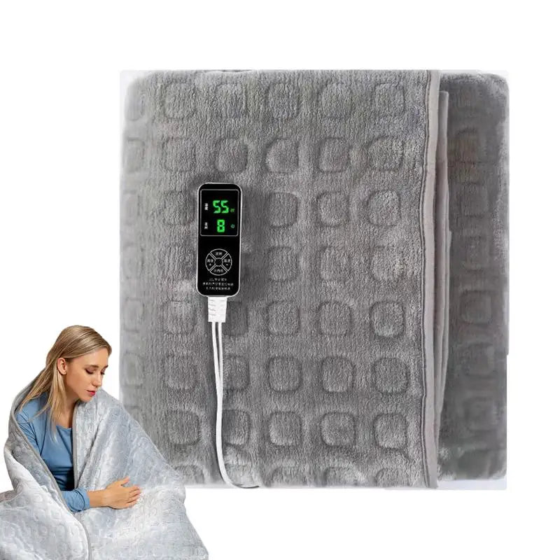 Comforting Heated Throw for Home or Office Relaxation
