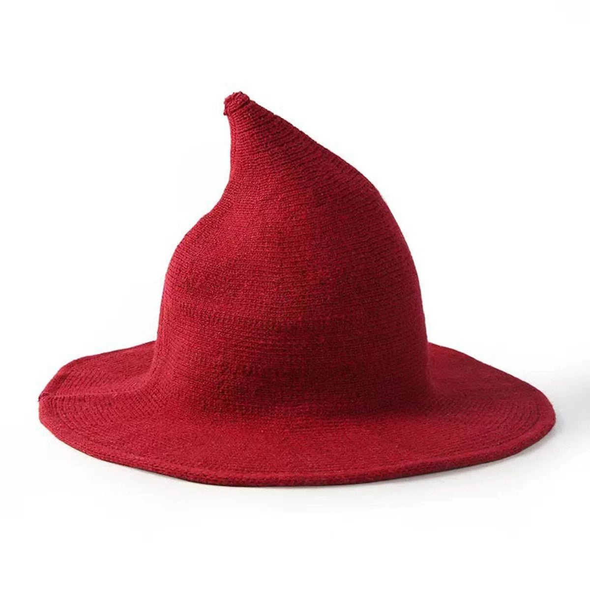 Chic Foldable Witch Hat – Cozy Crochet Accessory for Winter and Halloween
