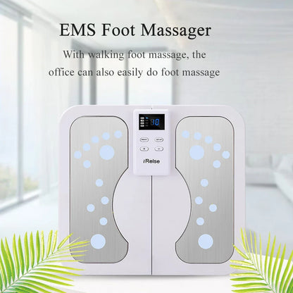 Foldable Foot Massager Mat with EMS, TENS, Heat – 3 Levels & LCD Control