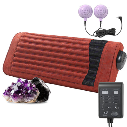 Infrared Heating Cushion for Neck and Shoulders with Amethyst & Jade, 85–159°F, 3–64Hz & Timer