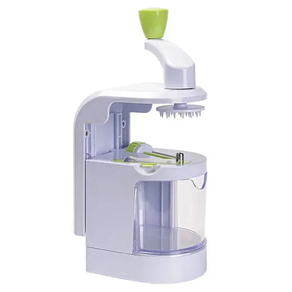 4-in-1 Spiral Vegetable Slicer with Stainless Steel Blades – Non-Slip, Compact for Zoodles and Vegetable Pasta