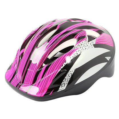 Children's Safety Helmet Set | 7-Piece Protection Gear with Knee, Elbow, and Wrist Pads | Adjustable Fit | Shock Absorbing | Great for Biking and Skating