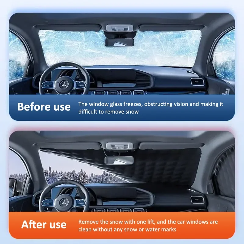 Magnetic Car Windshield Cover – Frost and UV Protection for All Seasons