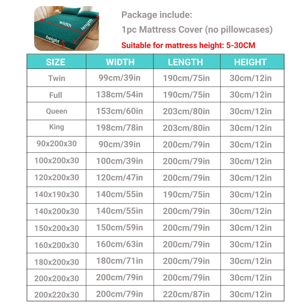 Waterproof Quilted Mattress Protector