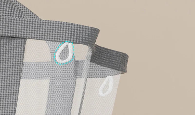 Collapsible Laundry Basket in Air Nylon