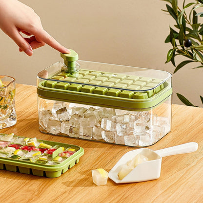 One-Touch Ice Cube Maker for Instant Chilling
