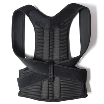 Ergonomic Back Support with Metal Reinforcement for Posture Improvement
