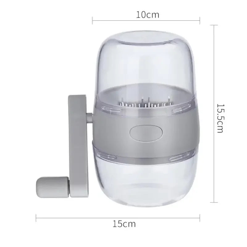 Manual Nut Grinder for Nuts and Spices with Stainless Steel Blades