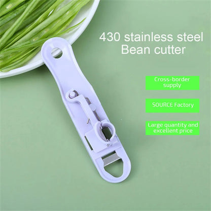 Multifunctional Vegetable Cutter for Safe Bean Preparation