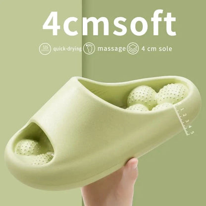 Indoor Slippers with Cushion Support and Breathable Design