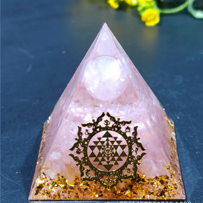 Amethyst Pendulum Orgonite Pyramid – Energy, Protection, Decoration