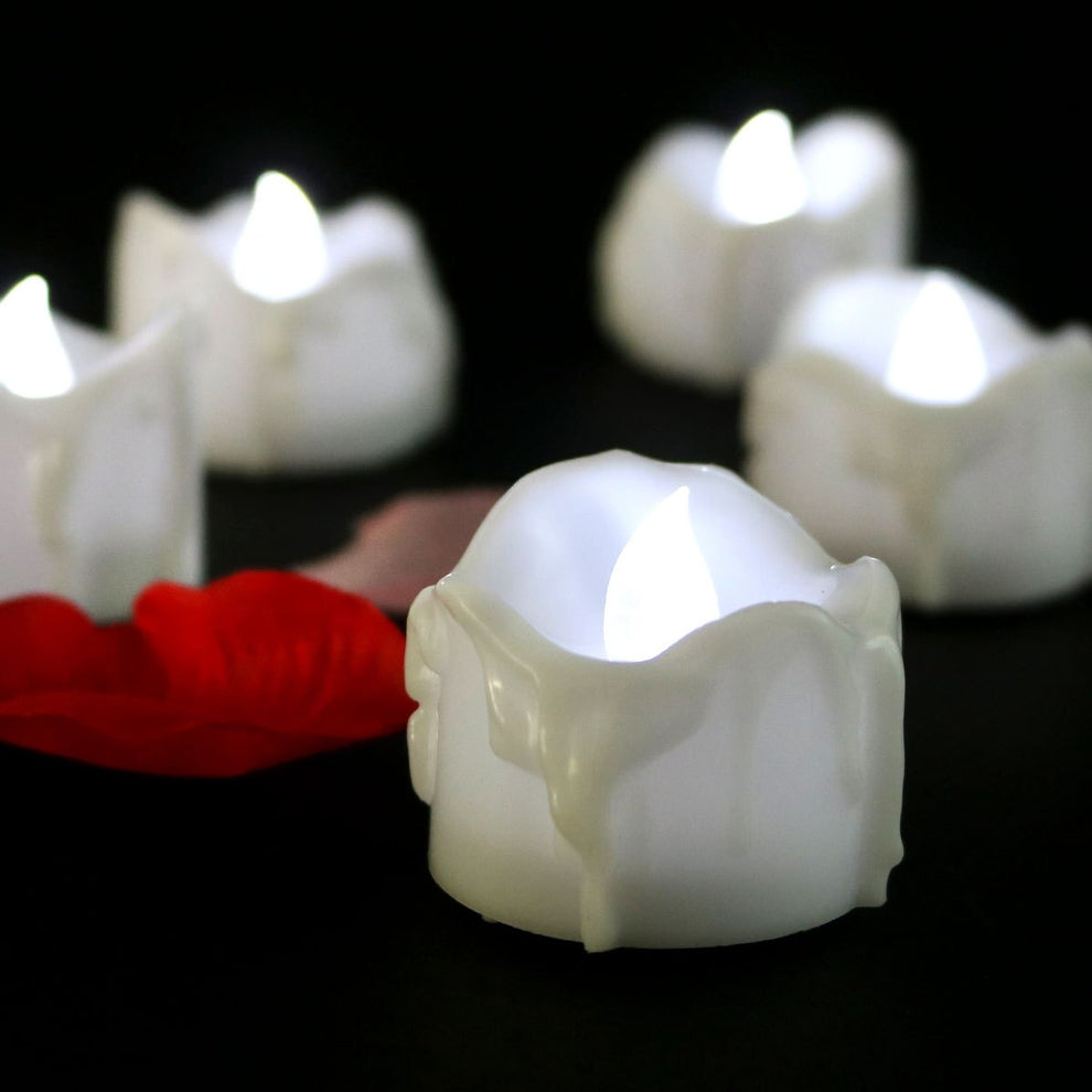 Indoor Flameless Candles with Flickering Effect for Contemporary Lighting