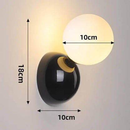 70s Inspired Wall Lamp Available in 3 Colours