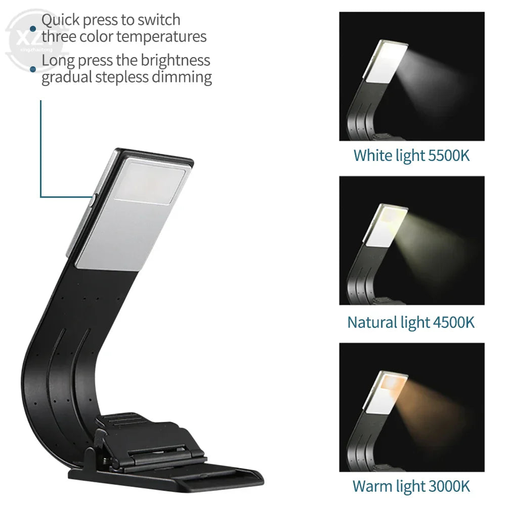 Flexible & Dimmable USB LED Reading Lamp for Books and eReaders