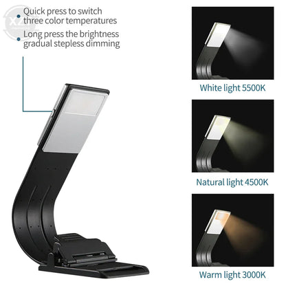 Flexible & Dimmable USB LED Reading Lamp for Books and eReaders