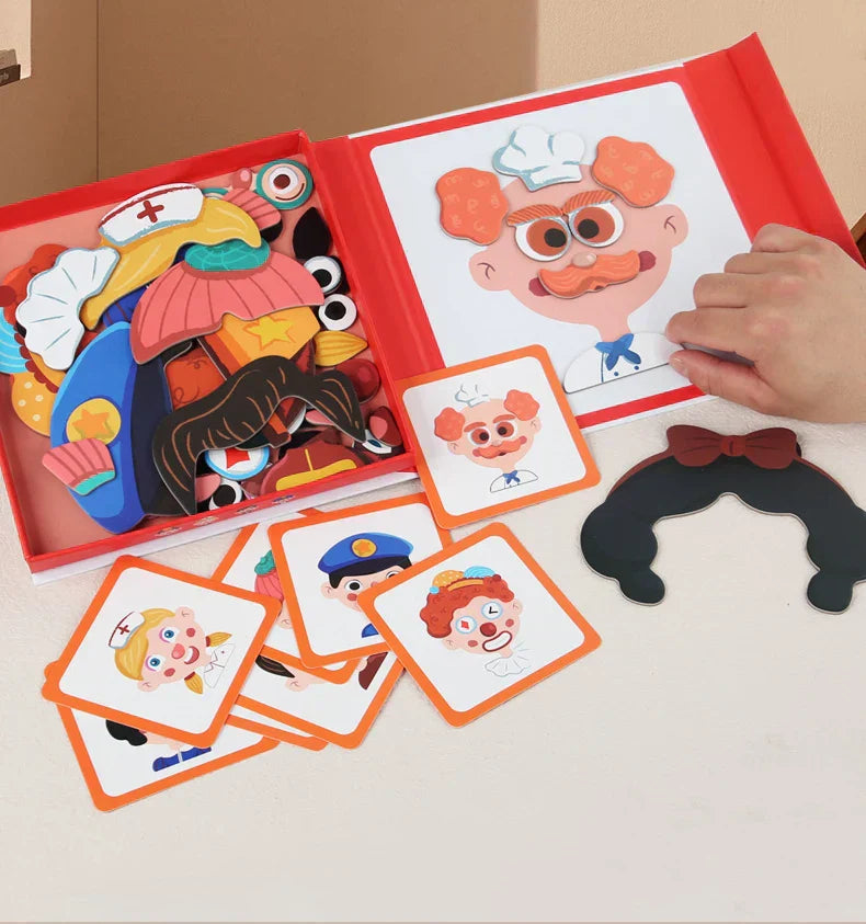 Educational Puzzle Game for Kids about Facial Expressions